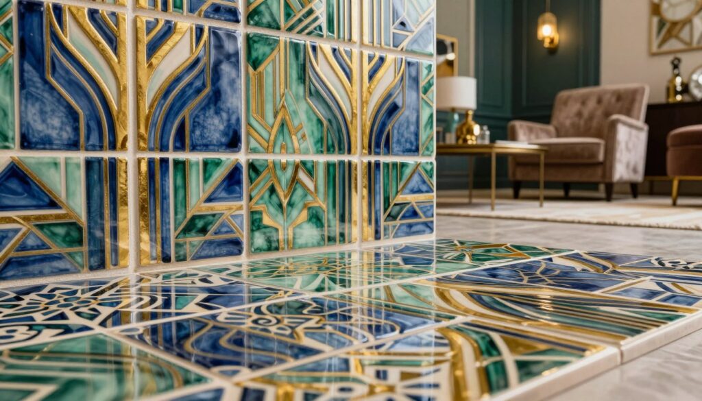 Art Deco Fliesen Designmöglichkeiten