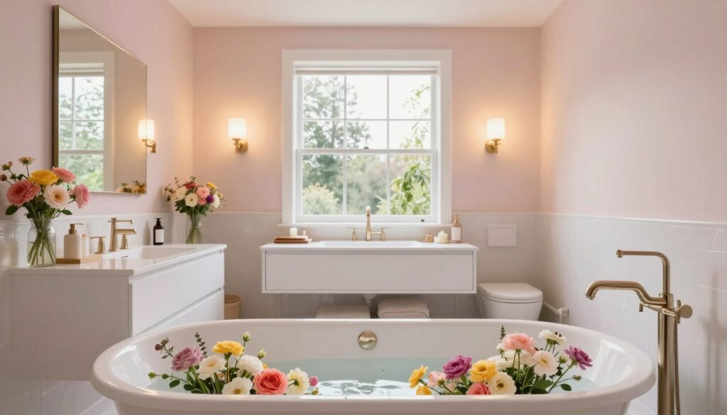 Badezimmer Renovierung Farben