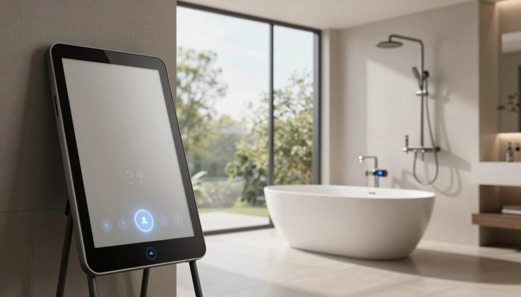 Badezimmer mit Smart-Home-Lösungen Badezimmer mit Smart-Home-Lösungen