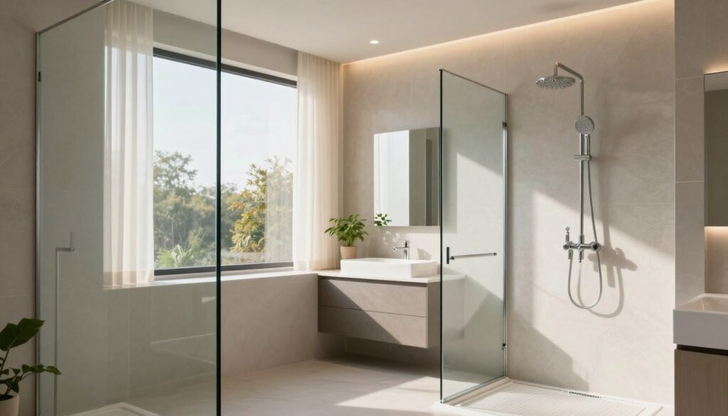 Dusche Design Fenster