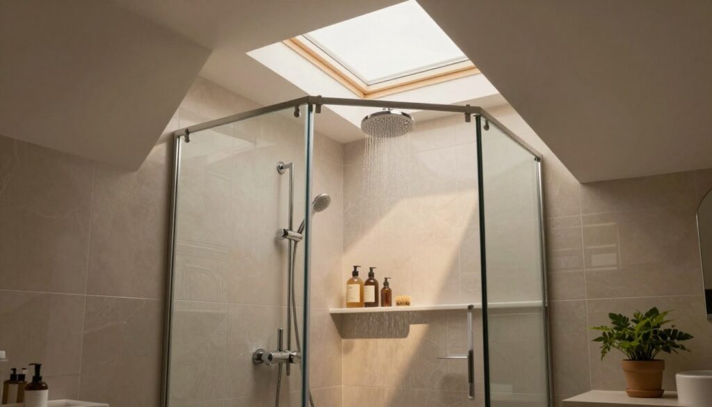 Dusche unter schrägen Wänden Pflege Dusche unter schrägen Wänden Pflege