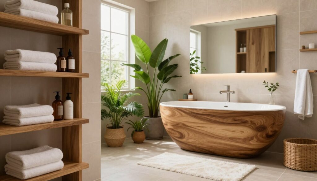 Holz im Badezimmer schützen