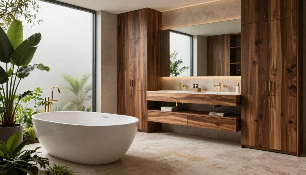 Holzgestaltung Badezimmer Trends