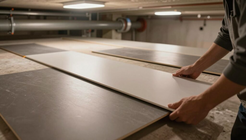 Kellerrohre abdecken mit Paneelen