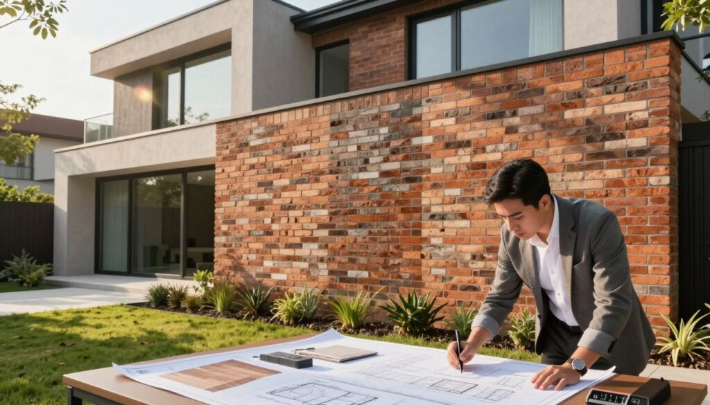 Klinker Fassade Planung