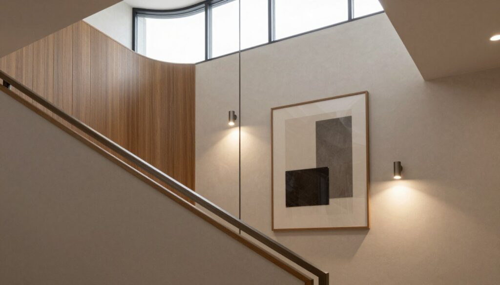 Modernes Treppenhaus Wandgestaltung Modernes Treppenhaus Wandgestaltung