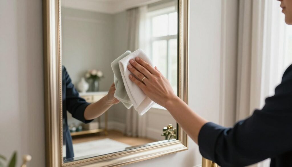 Pflege von Wand Spiegeln