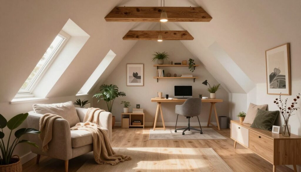 Spitzboden Innenausbau Ideen