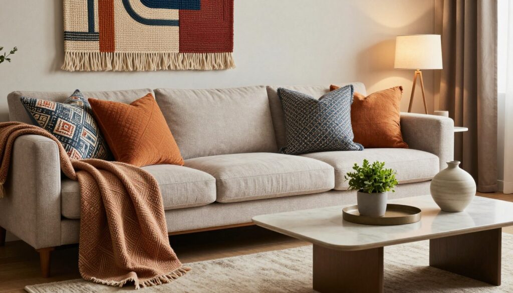 Textilien als Dekoration Textilien als Dekoration