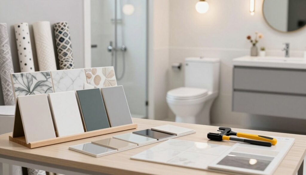 Toilettenrenovierung Materialien