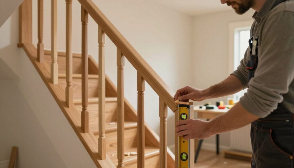 Treppengeländer montieren