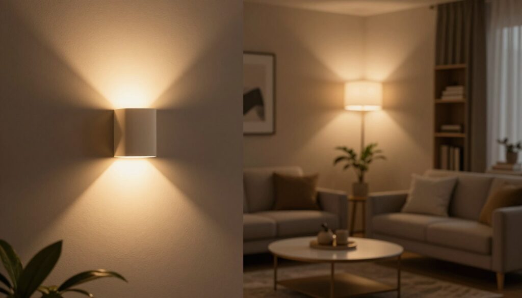 Wand Lampen im Wohnbereich