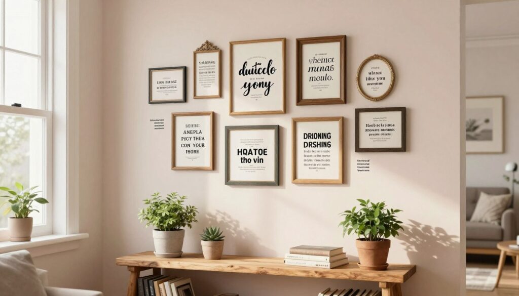 Wand Zitate selbst gestalten