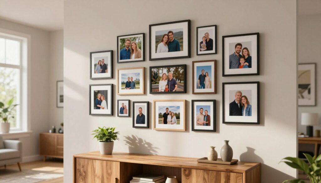 Wandgestaltung mit Fotos