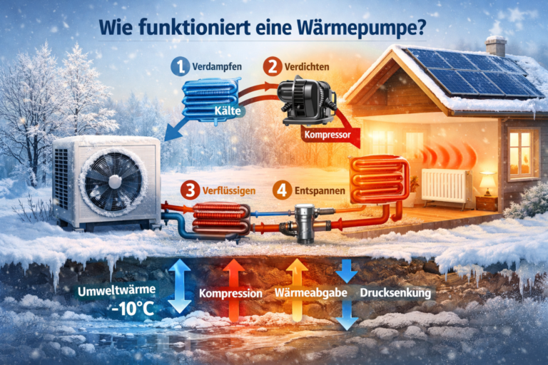 Wie funktioniert eine Wärmepumpe