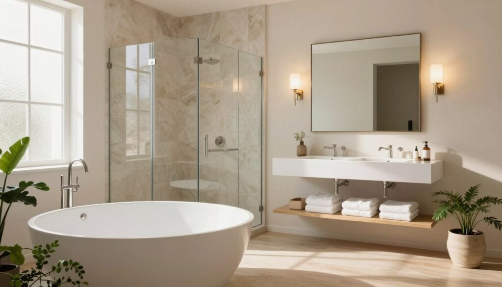 Zeitlose Badezimmergestaltung