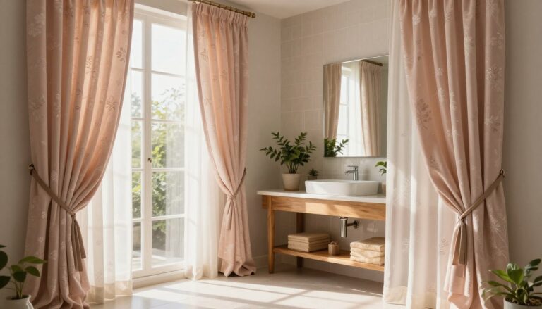 badezimmer gardinen ideen