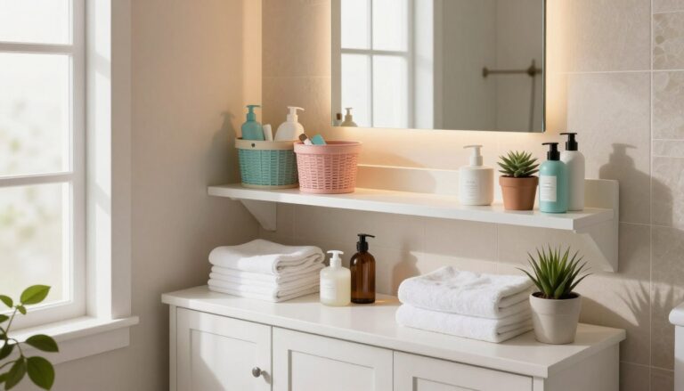 badezimmer schrank organisation