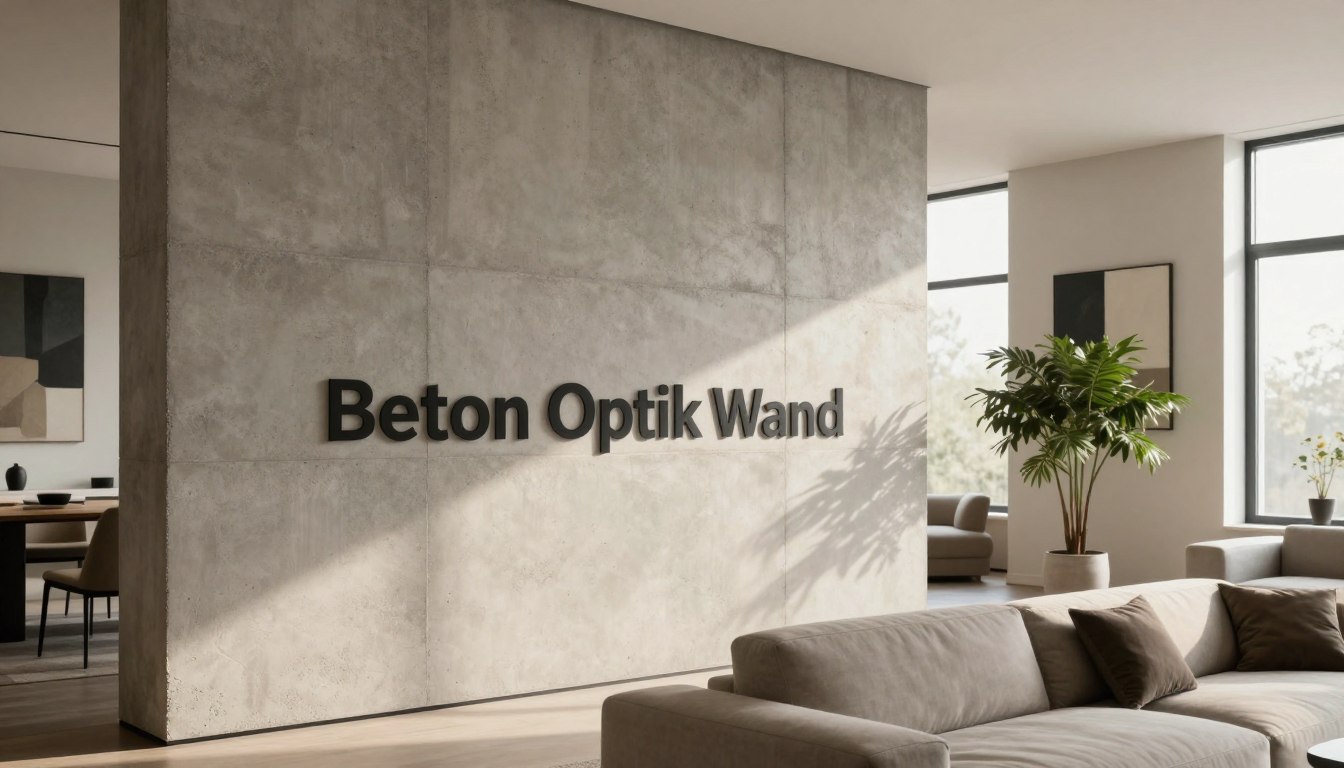 beton optik wand