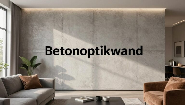 betonoptik wand