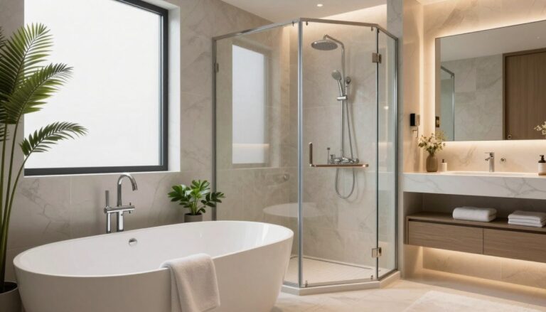 dusche neben badewanne