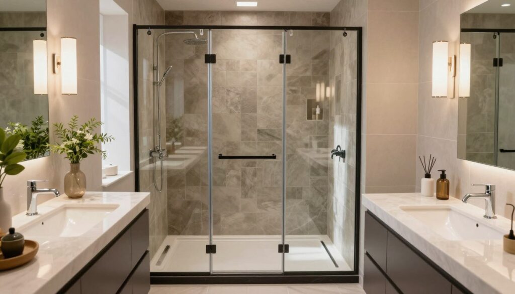 gäste bad mit dusche designtrends