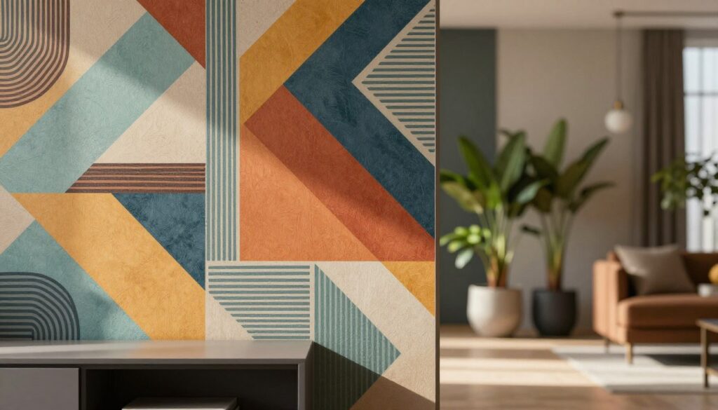 geometrische Wandmuster