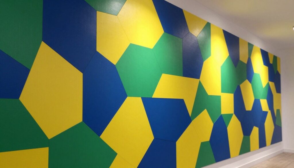 geometrische Wandmuster