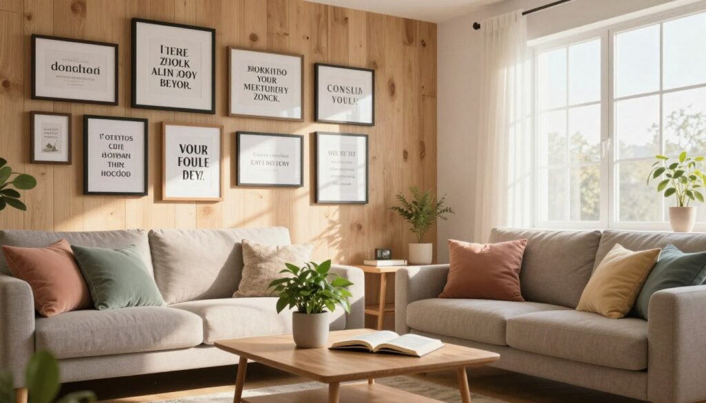 inspirierende Wandzitate