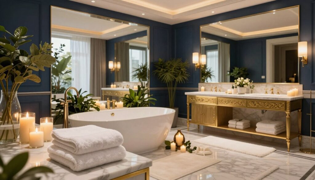 luxuriöse Badezimmergestaltung