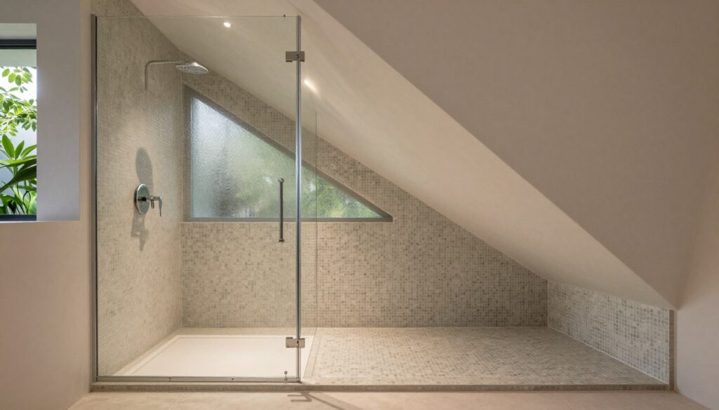 moderne Schrägdusche moderne Schrägdusche