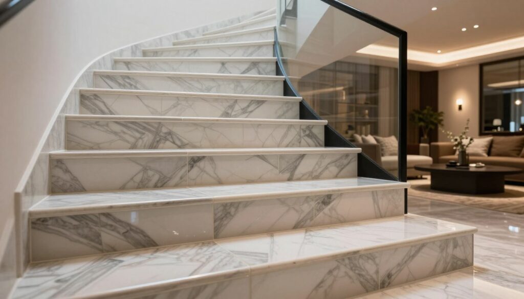 moderne Treppenfliesen