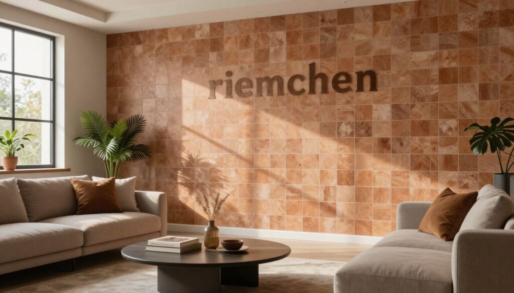 moderne riemchen wandgestaltung