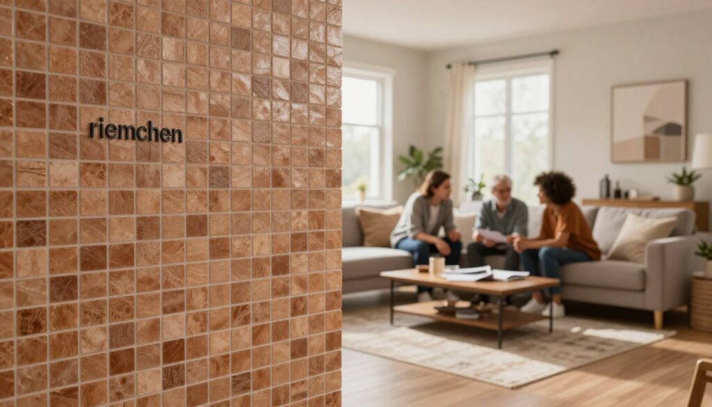 riemchen wandverkleidung innen wohnzimmer