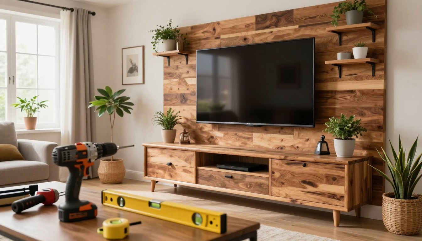 tv wand selber bauen