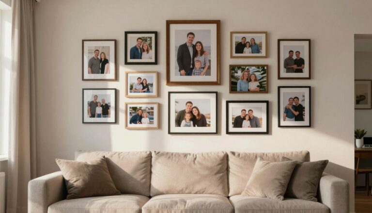 wand mit fotos gestalten