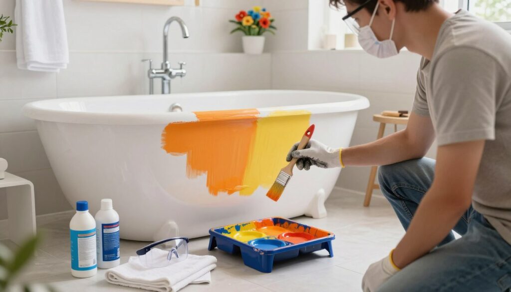 Badewanne streichen Sicherheitshinweise