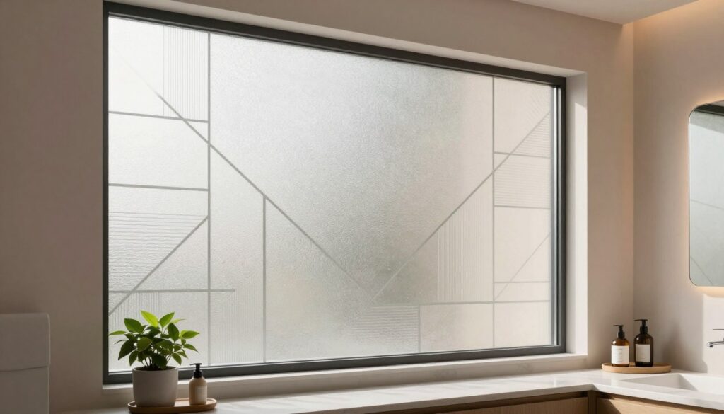 Badezimmerfenster Sichtschutz Pflege