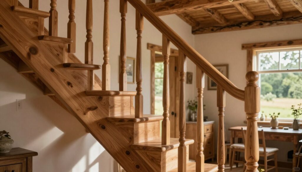 Bauernhaus Treppe Materialien