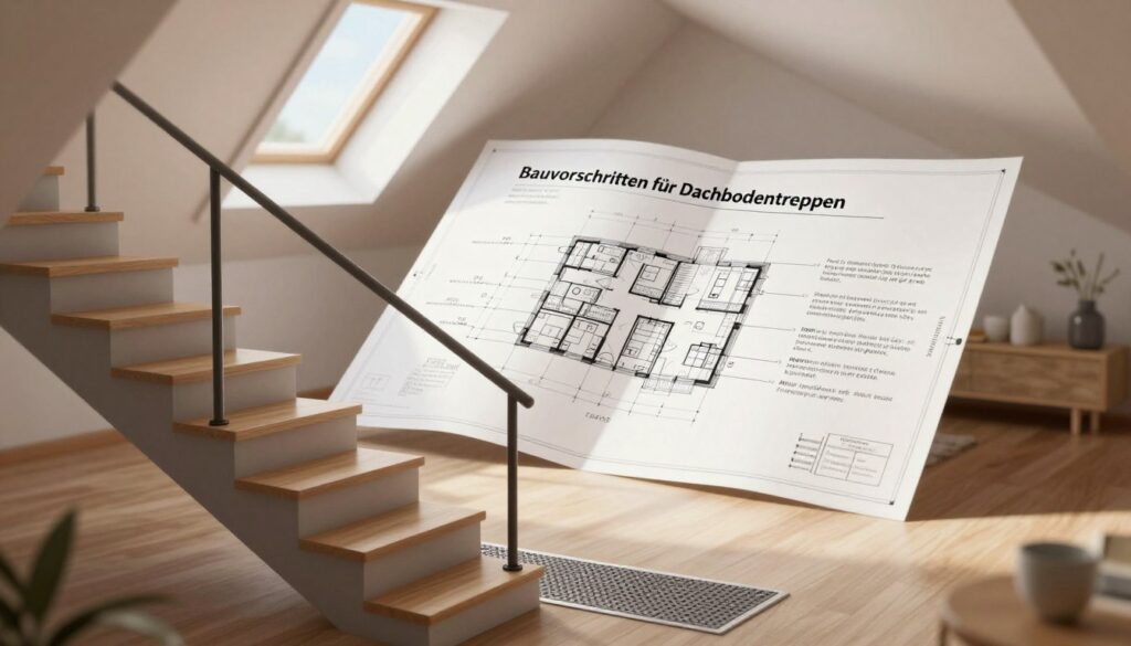 Bauvorschriften für Dachbodentreppen