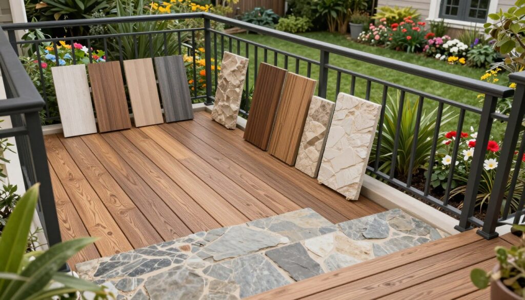 Gartentreppe Materialien Vergleich