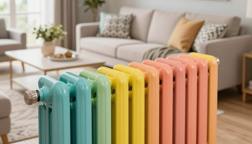 Heizung aufpeppen mit Farben