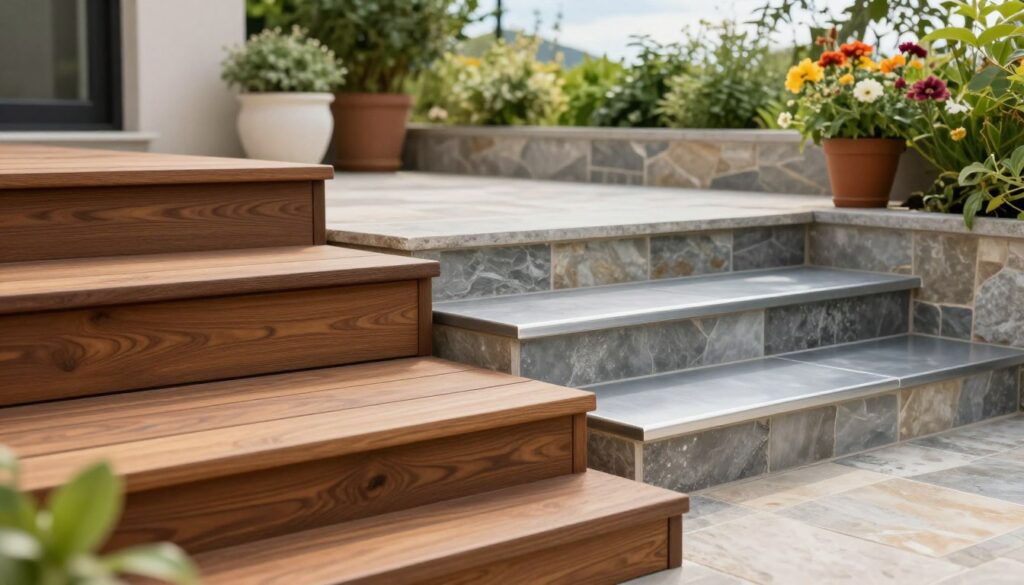 Treppen Materialien Vergleich