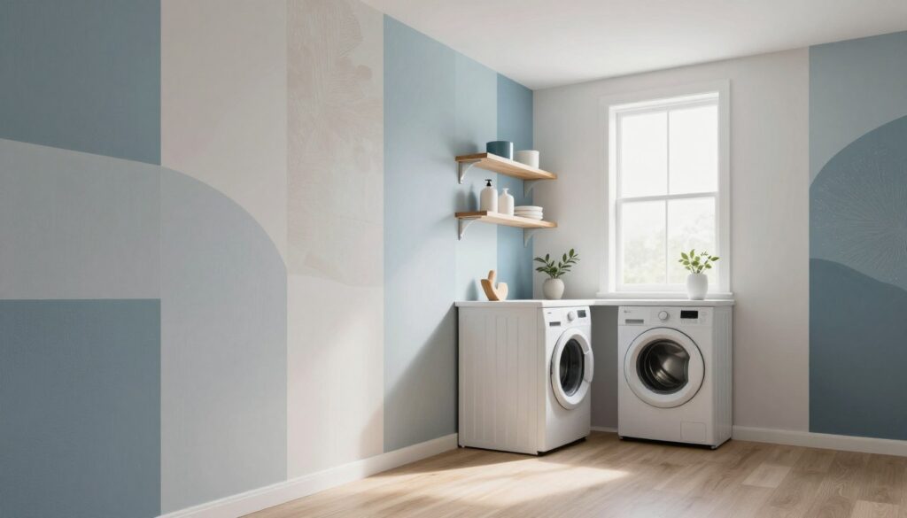 Wandpaneele im Waschraum