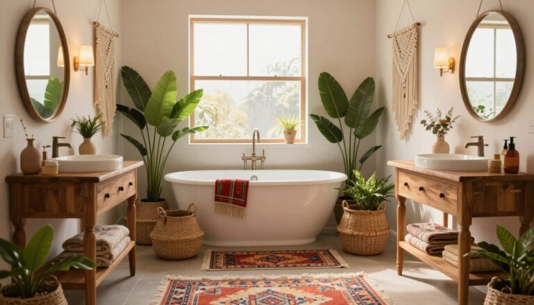 badezimmer boho style