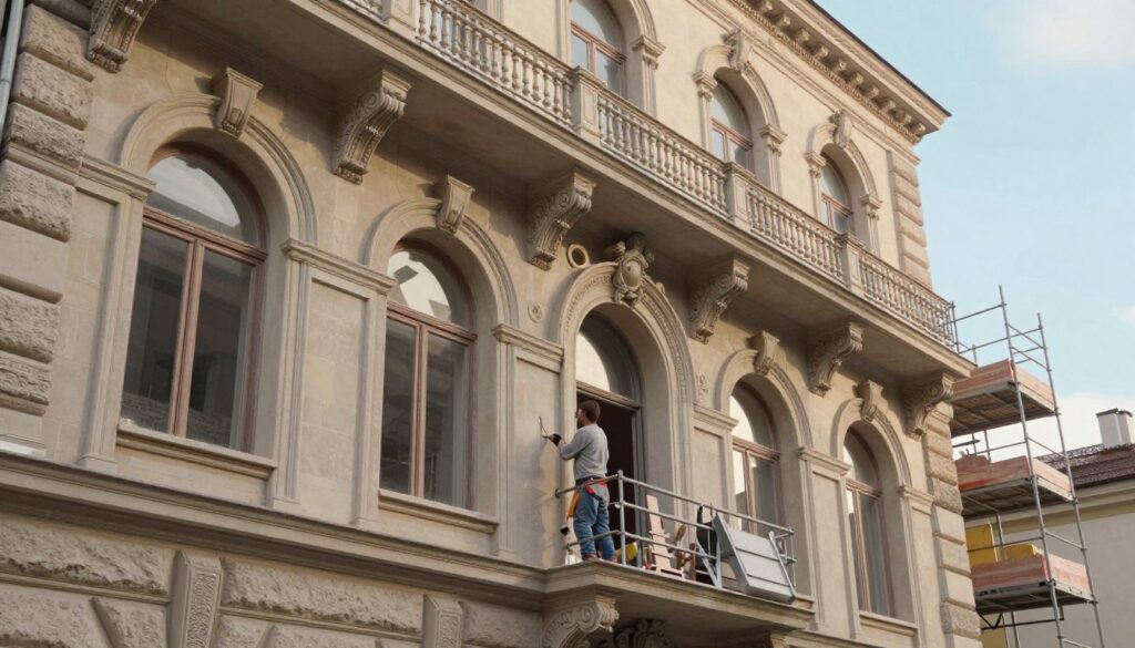 denkmalgeschützte fassade restaurieren