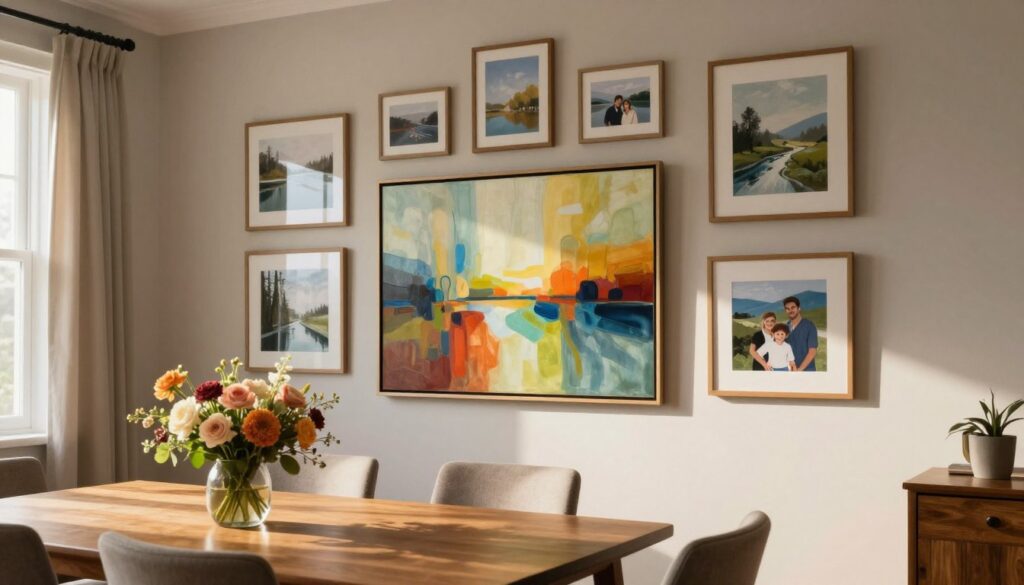 esszimmer wanddekoration