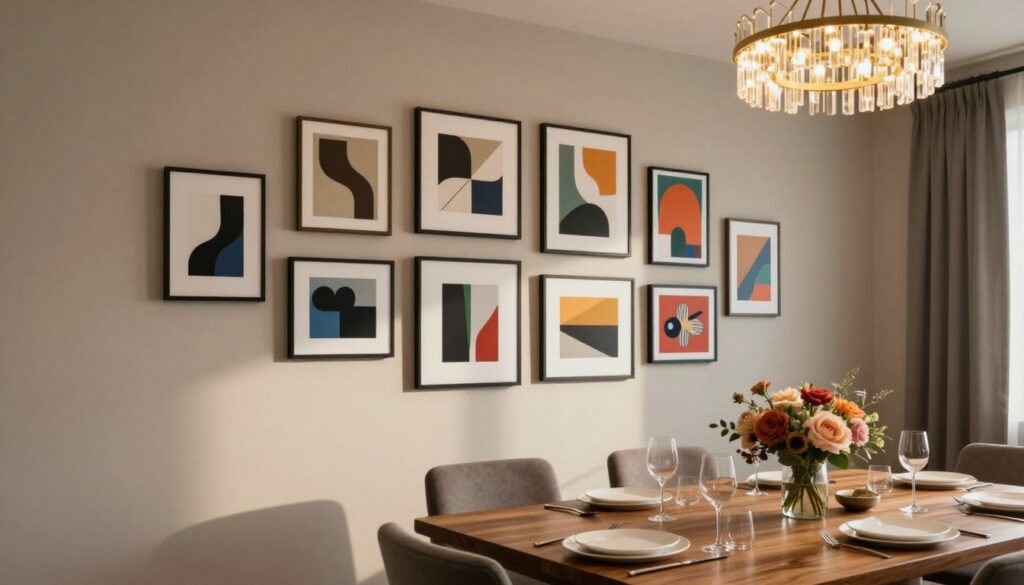 esszimmer wandgestaltung ideen