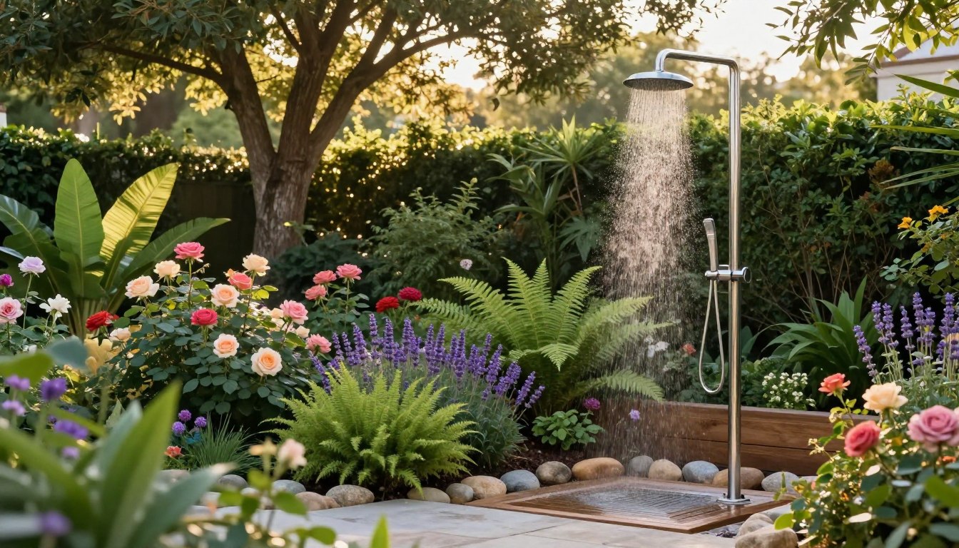 garten dusche