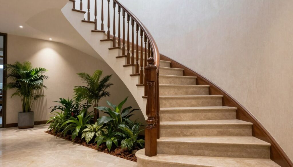 geschlossene Treppe innen